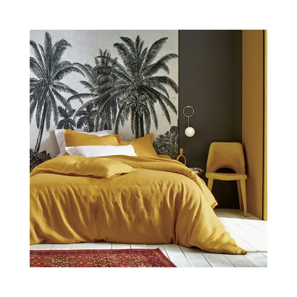 Parure de lit Louxor 100% lin Blanc des vosges - 8 coloris