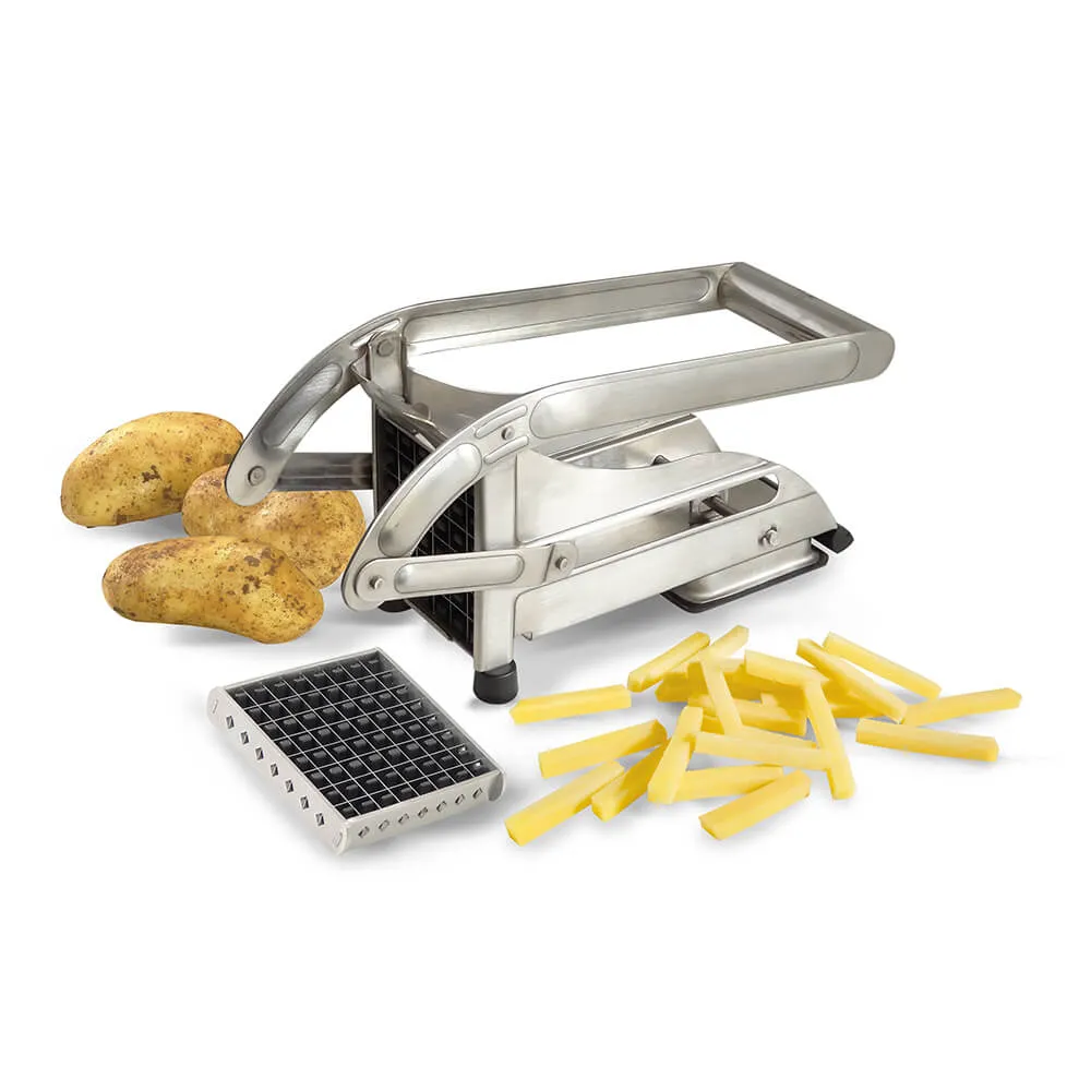 Coupe-Frites ménager inox sur ventouse 2 couteaux - Louis Tellier