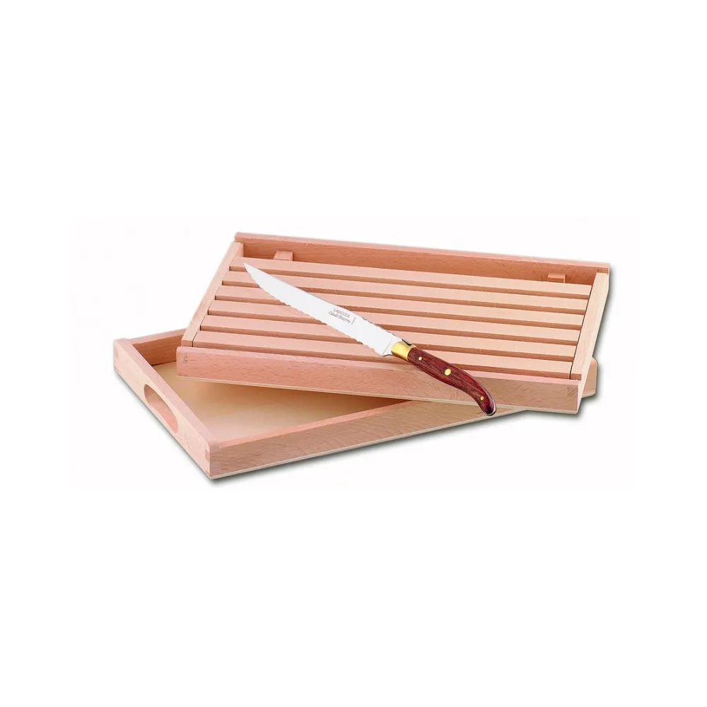 Coupe pain ramasse miettes Claude Dozorme en bois