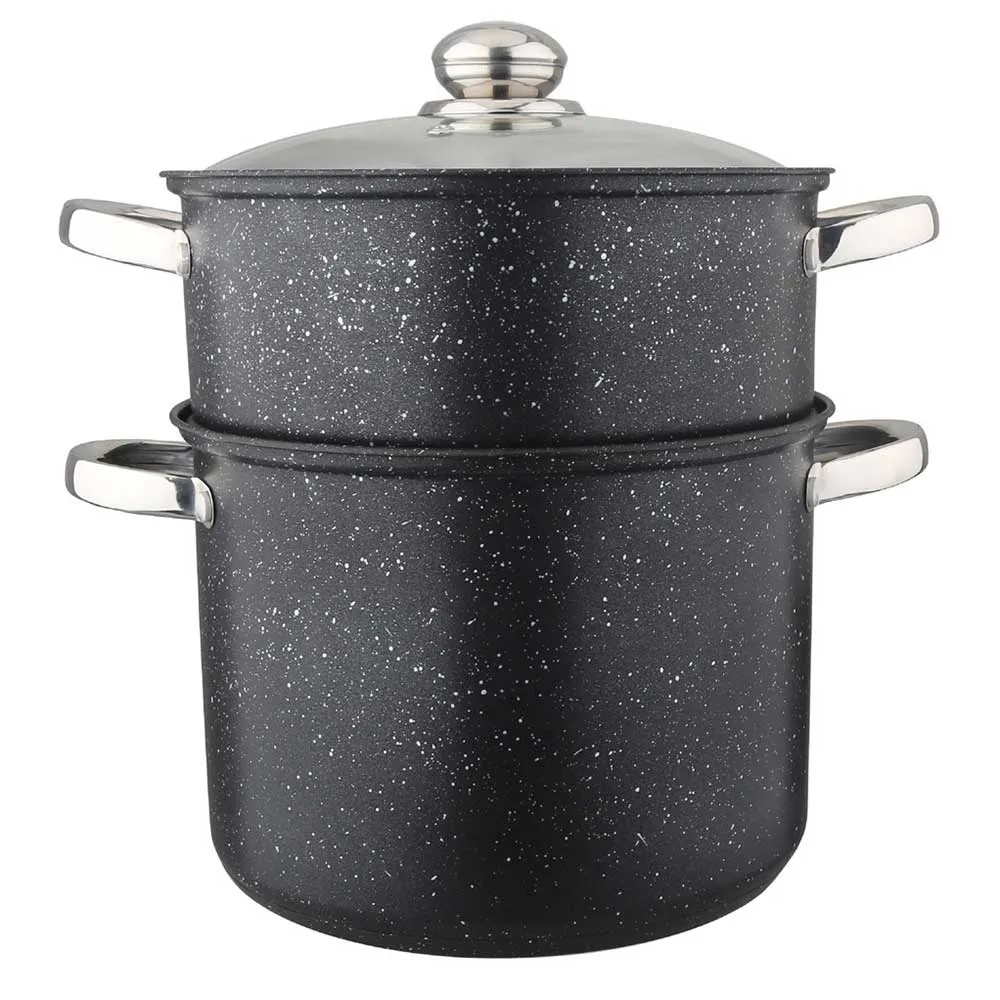 Couscoussier inox avec couvercle en verre 11 L - BAUMALU