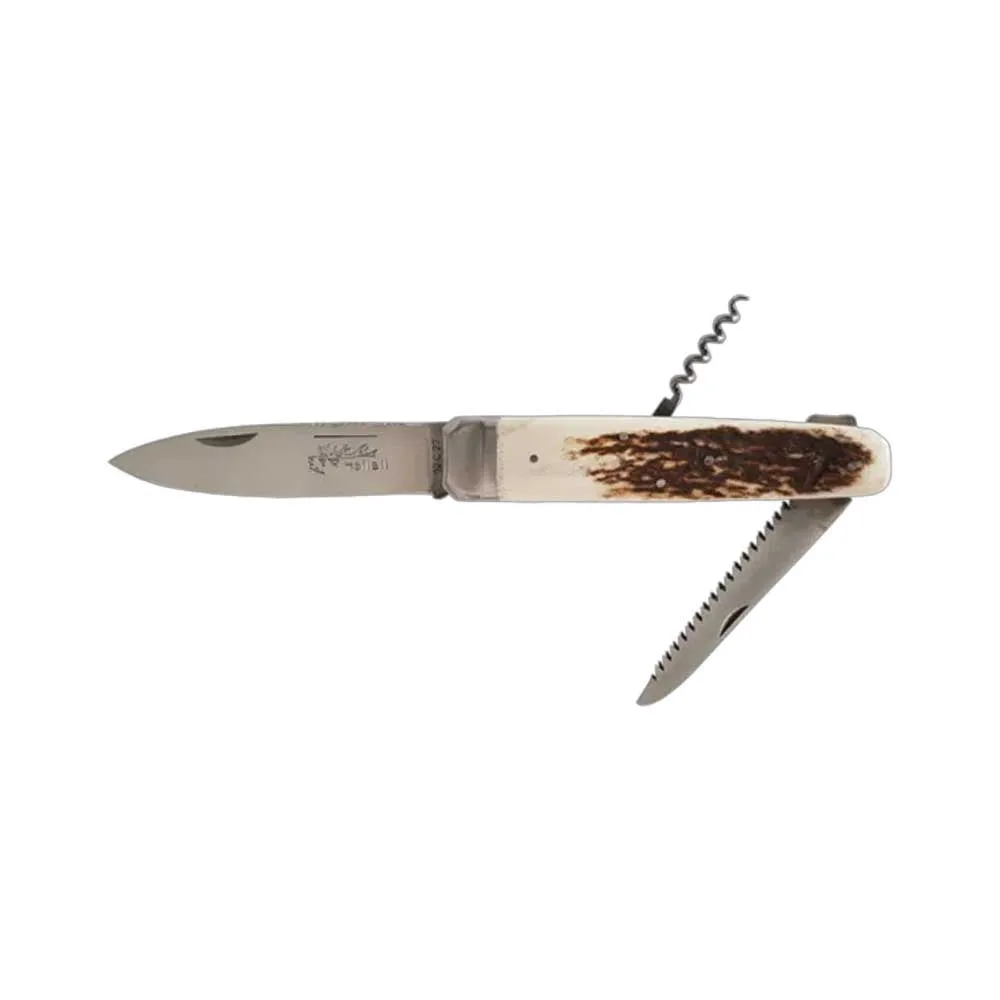 Outil multifonction pliable Hallali Bois de cerf 3 pièces - DOURIS CHASTEL