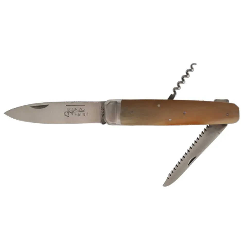 Outil multifonction pliable Hallali Pointe de corne blonde 3 pièces - DOURIS CHASTEL