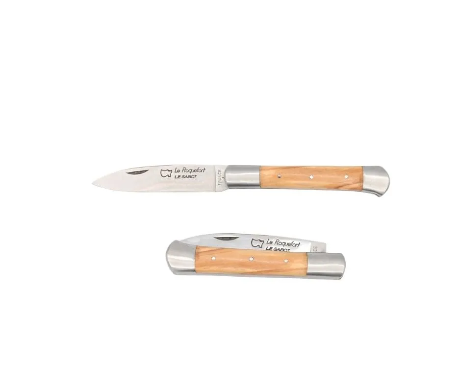 Couteau Pliant Le Roquefort en Olivier - Au Sabot