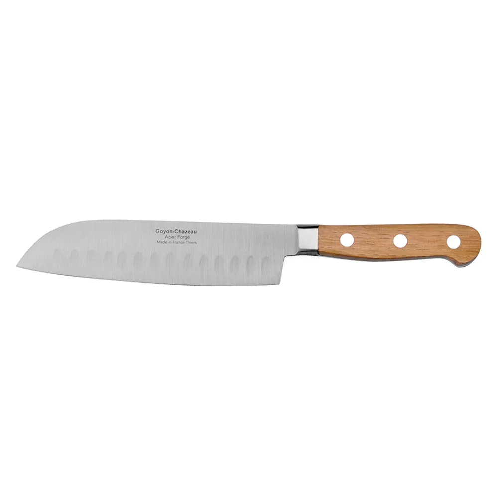 Couteau Santoku Alvéolé 17cm Tradi'Chef - GOYON-CHAZEAU