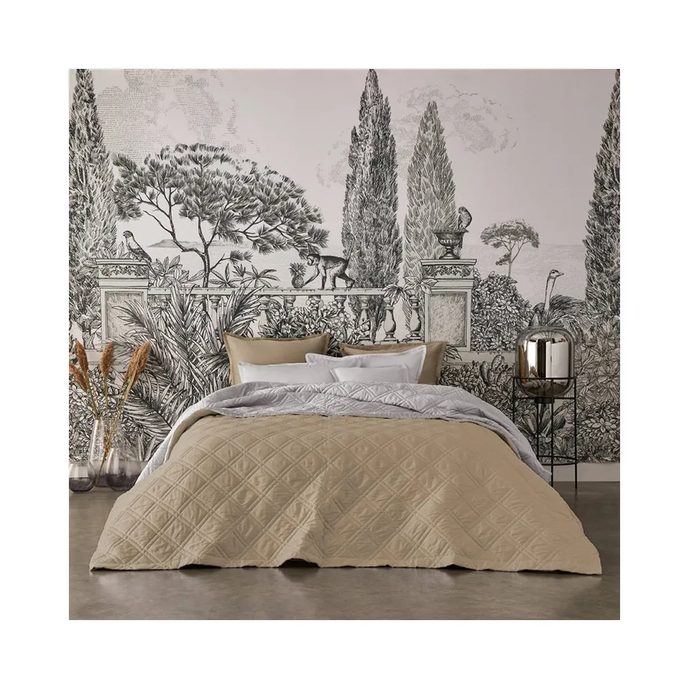 Couvre lit réversible Merveille Turpault - 2 coloris