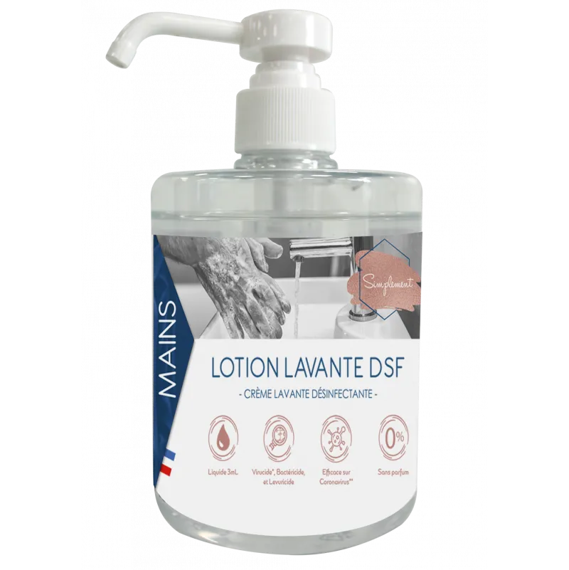 Lotion Lavante DSF Désinfectante Sans Parfum – Virucide, Bactéricide, Levuricide | HYDRACHIM