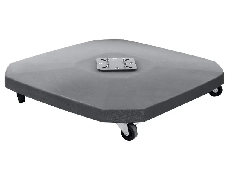 Dalle 90 kg sur roulettes pour parasol décentré Atiavo - Hespéride