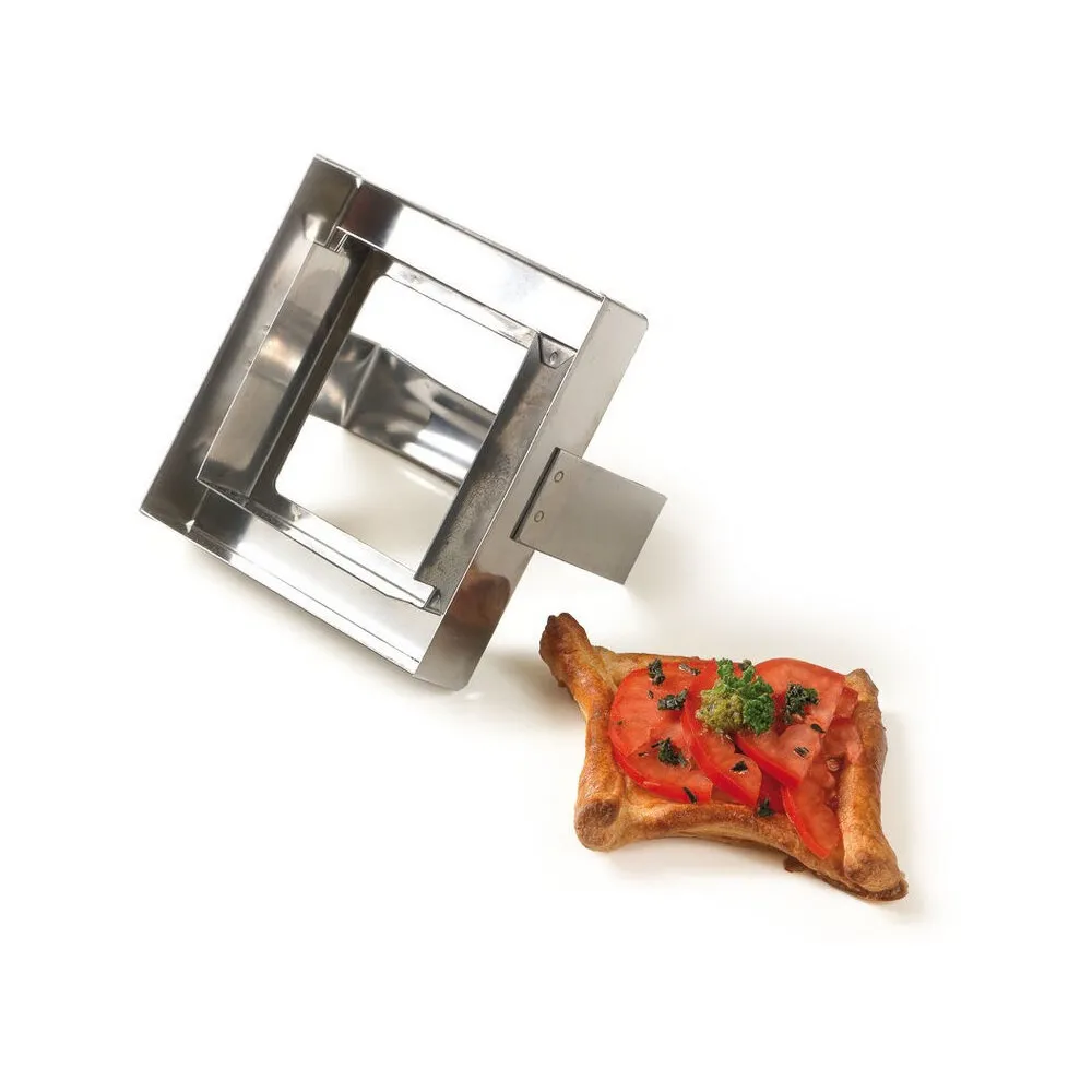 Découpoir MATFER forme carrée en inox double 8.5cm sans poignée