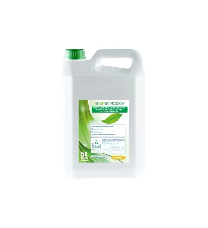 Dégraissant cuisine ADONIS' DEGRAISS ECOLABEL - Bidon de 5L