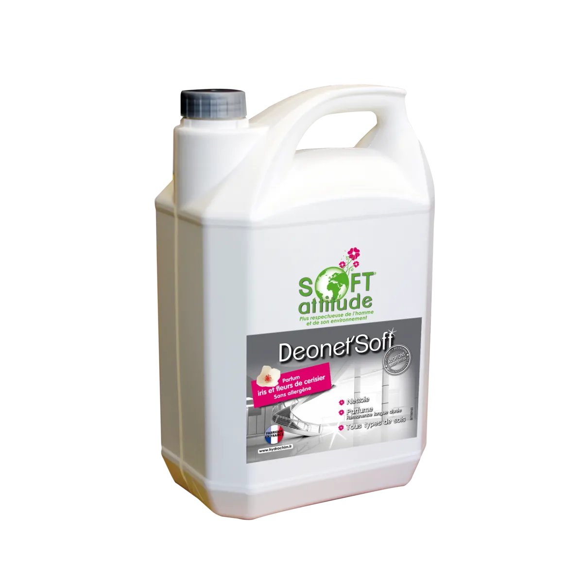 Deonet Soft produit sol iris et fleur de cerisier