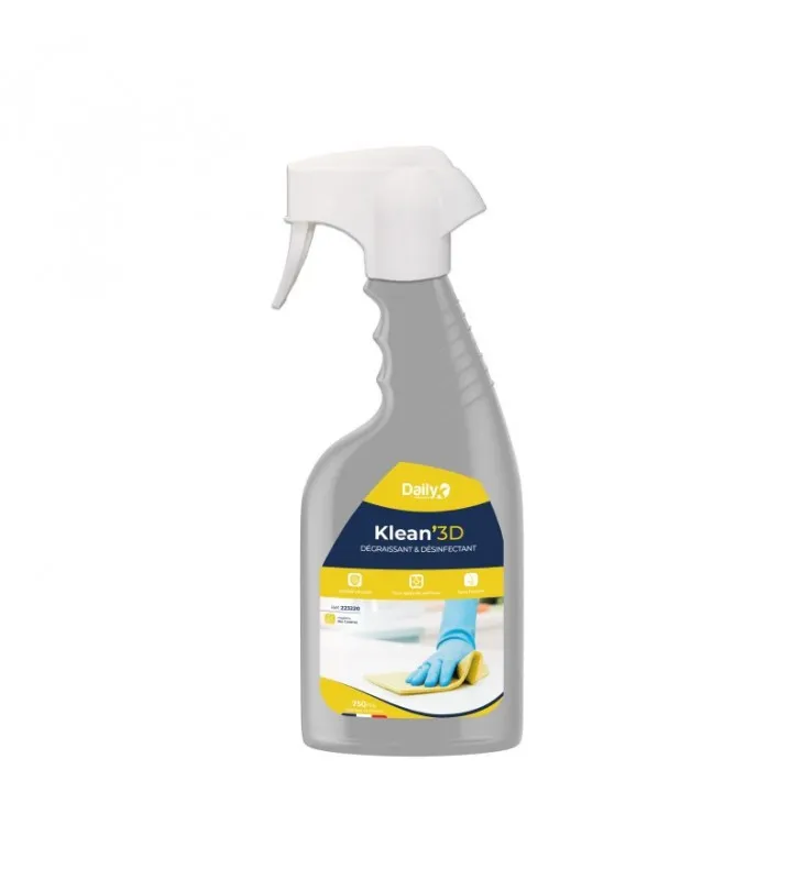 Détergent désinfectant KLEAN'3D - Spray PAE 750 ml