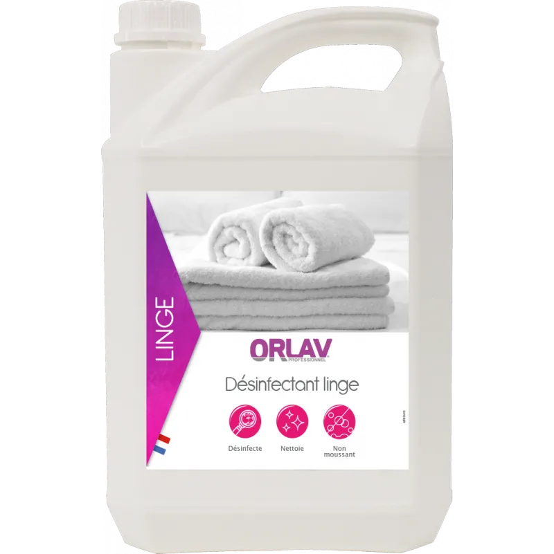 Désinfectant linge liquide est un produit d’hygiène développé pour la désinfection du linge avant le lavage.