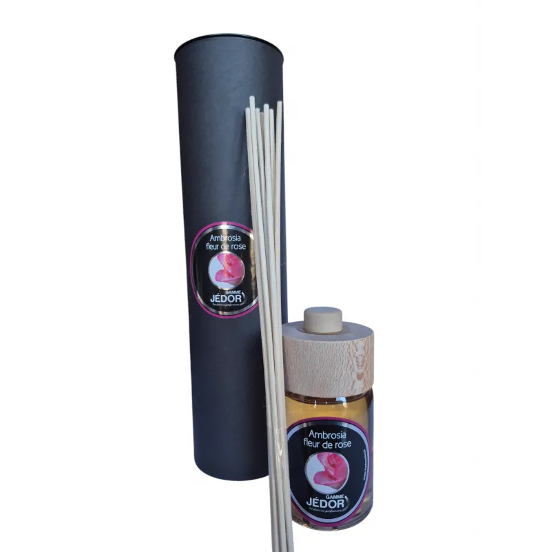 Diffuseur d'ambiance Mikado - fleur de rose JEDOR