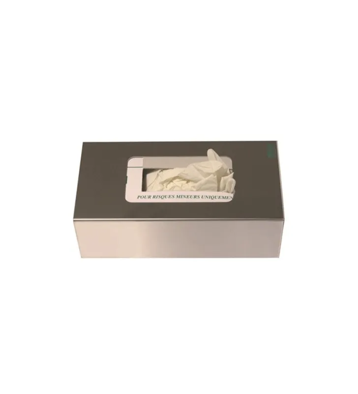 Distributeur de gants en inox