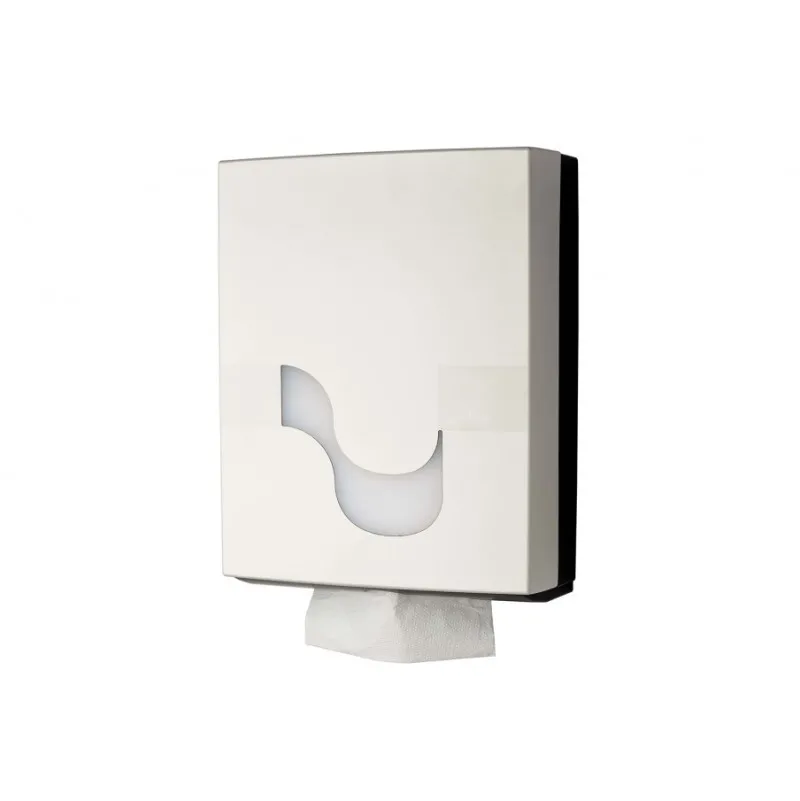 Distributeurs pour essuie-mains pliés en V blanc