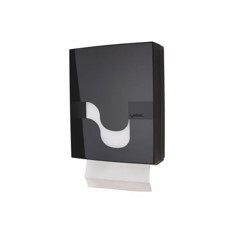 Distributeurs pour essuie-mains pliés V noir