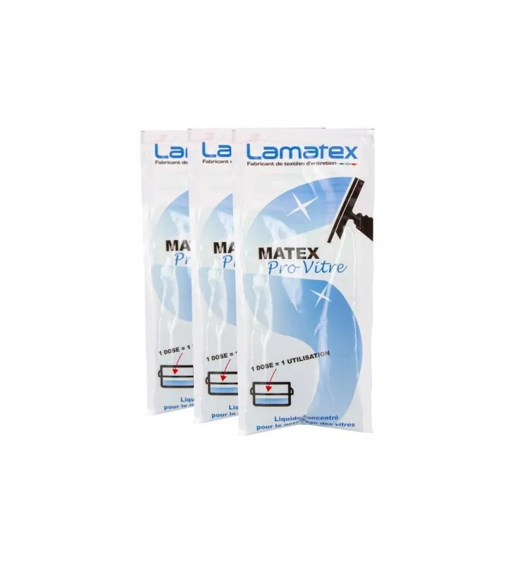 Dosette MATEX PRO VITRE - 50Ml liquide concentré - Ct de 50