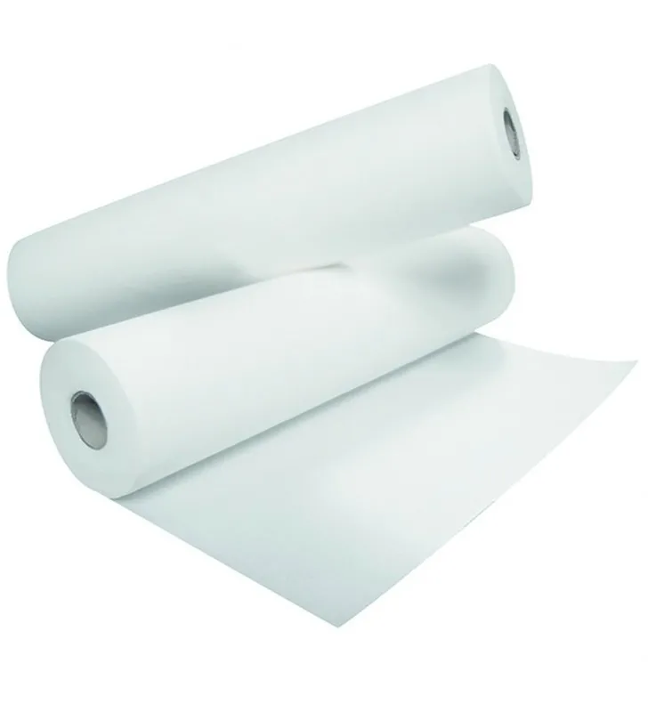 Drap d'examen blanc gaufré - Colis de 6 - Dimension au choix