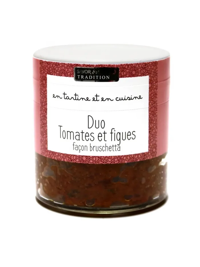 Duo de tomates et figue façon bruschetta - Savor & Sens