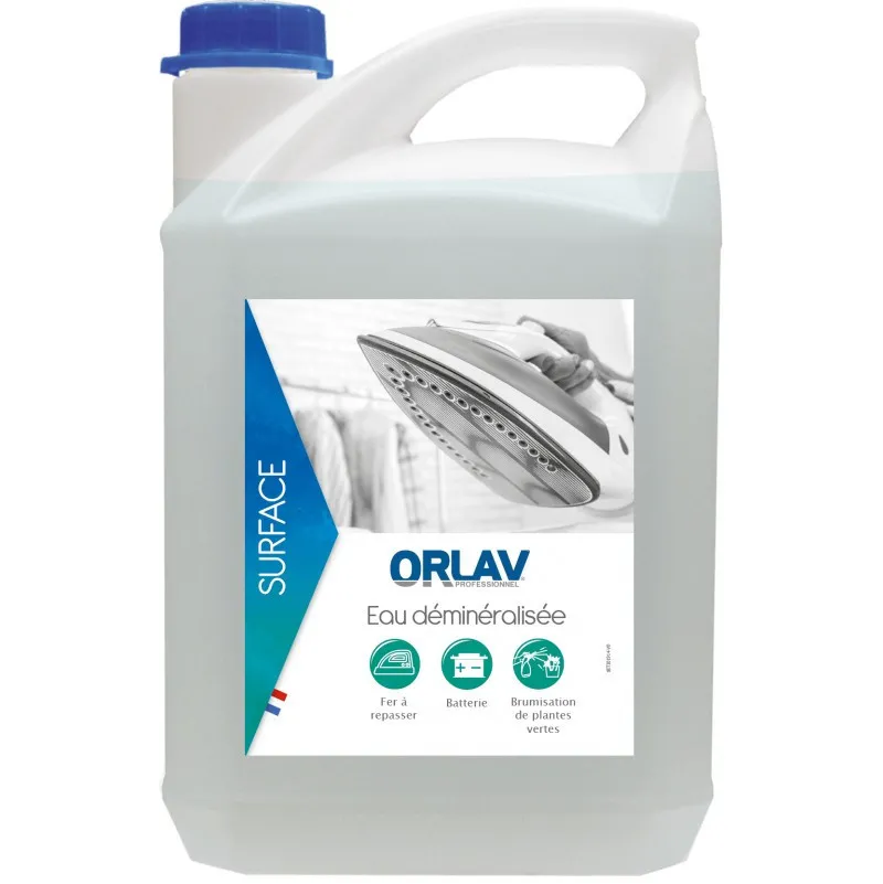 Eau déminéralisée Prévient l’entartrage des appareils.