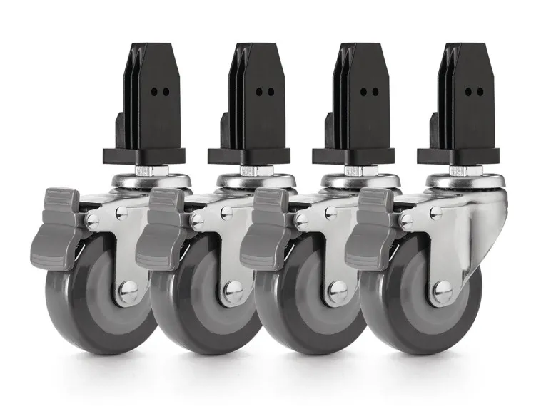 Ensemble de 4 roulettes pour barbecues Prestige Pro - Napoleon