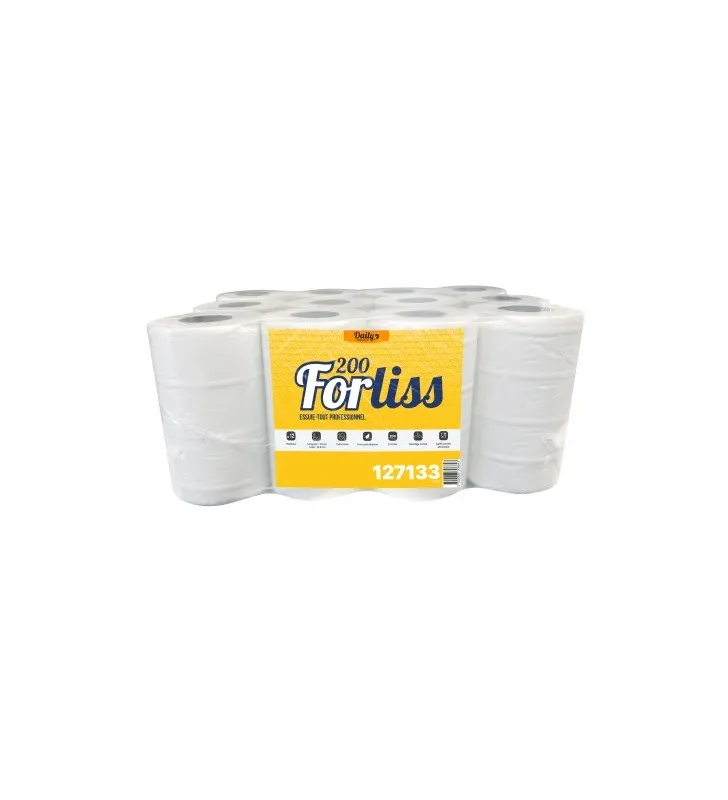 Essuie-tout 200 formats ECOLABEL 2 plis pure ouate blanc - Par 12