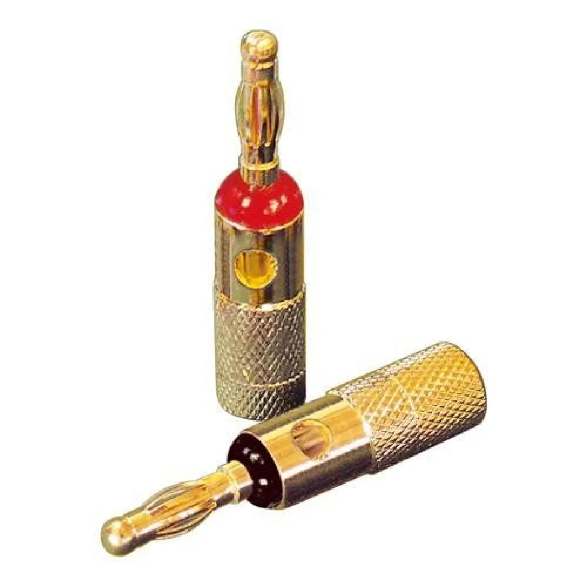 Connecteurs audio de qualité - HiFi - Professionnels - Couleur Rouge/Noir