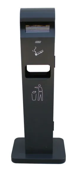 Cendrier sur pied avec corbeille 2L/8L