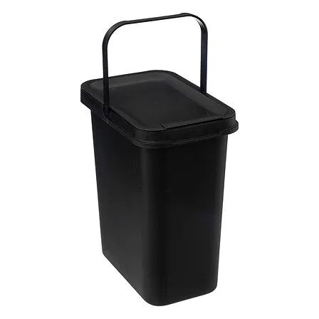 Poubelle ouverture couvercle 12 l plastique