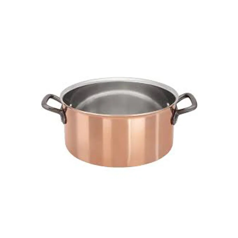 Faitout cuivre 2,5mm Matfer - 3 tailles