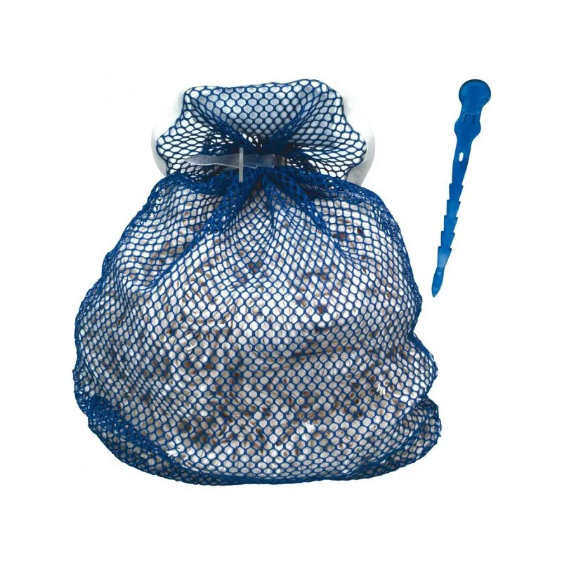 Filet lavage bleu 90 L FEROUFAC 100% polyester chariot ramassage linge FILMOP