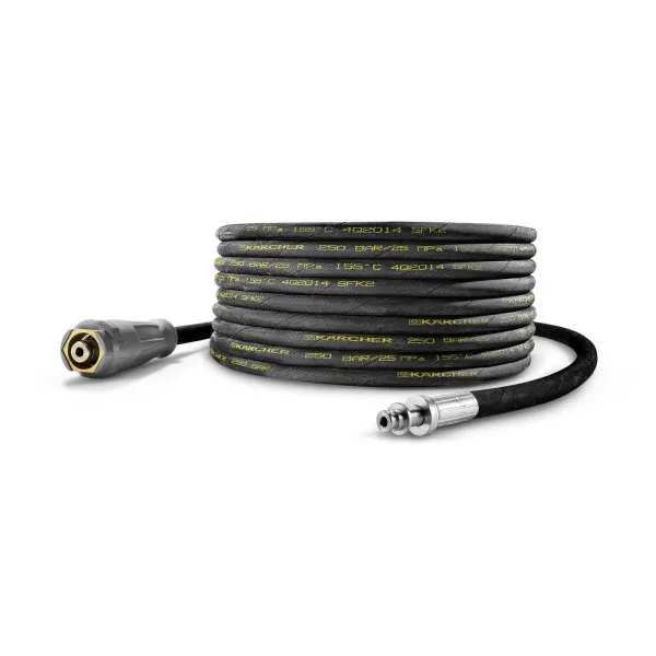 Flexible Haute pression 15m karcher HDS avec enrouleur raccord easy lock