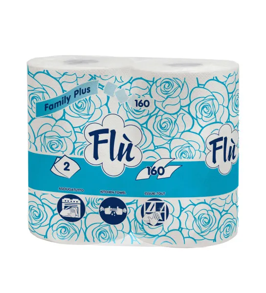 ESSUIE TOUT MENAGER 80 FEUILLES/ LOT DE 40 ROULEAUX