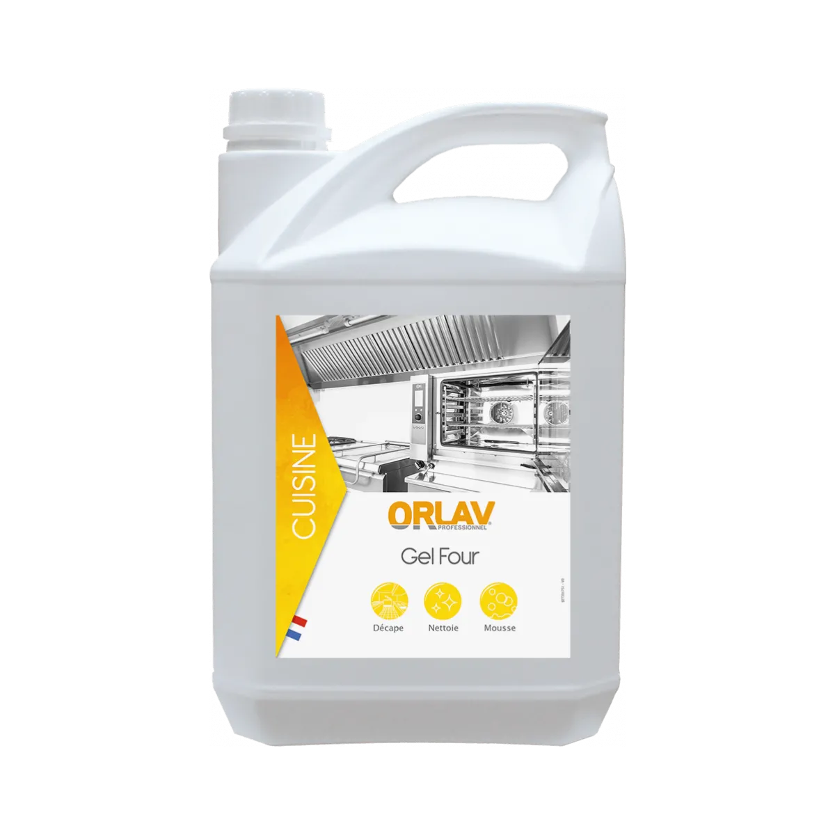 Décapant FOUR GEL ORLAV pour nettoyage four, grill, hotte