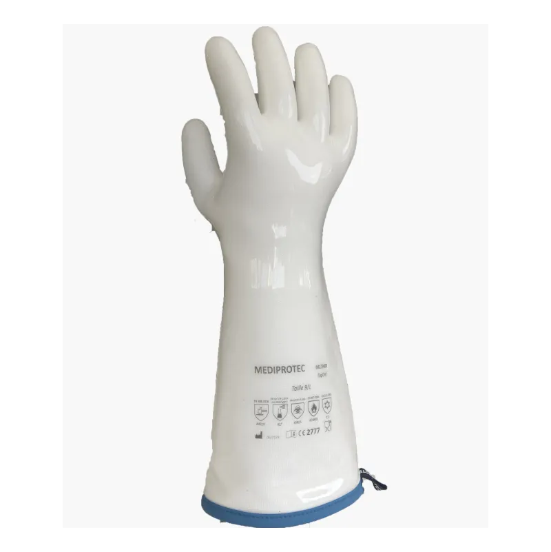 Gant Top Chef manchettes longues en silicone - la paire taille M