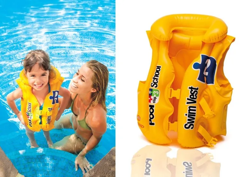 Gilet de natation gonflable Pool School - Intex