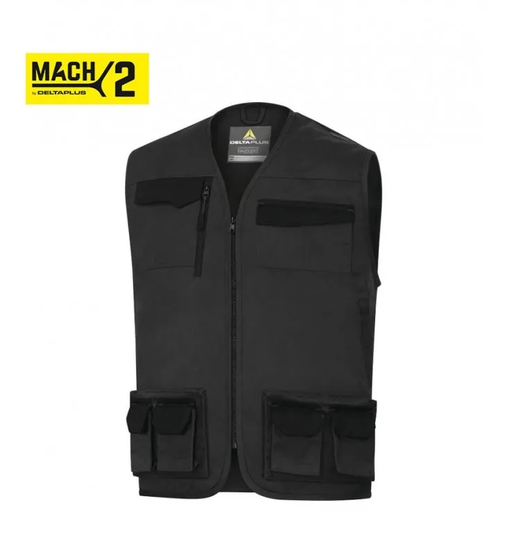 Gilet de travail Gris foncé sans manche