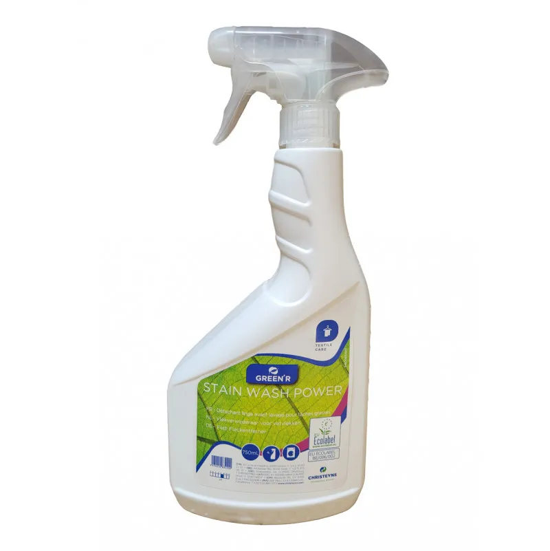 GREEN'R STAIN POWER Détachant, dégraissant linge ECOLABEL- 750ml