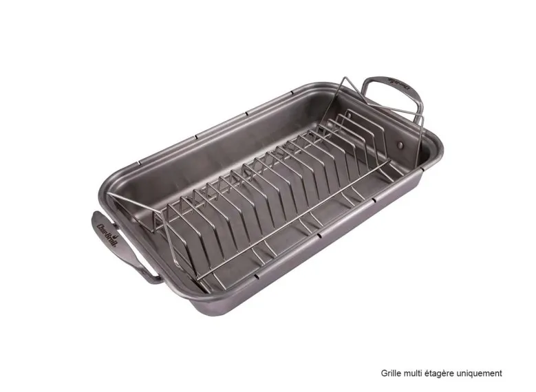 Grille multi-étagère en inox Grill+® - Char-Broil