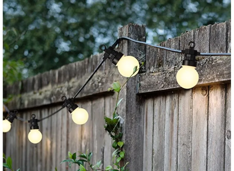 Guirlande lumineuse 20 Led ampoules fumées