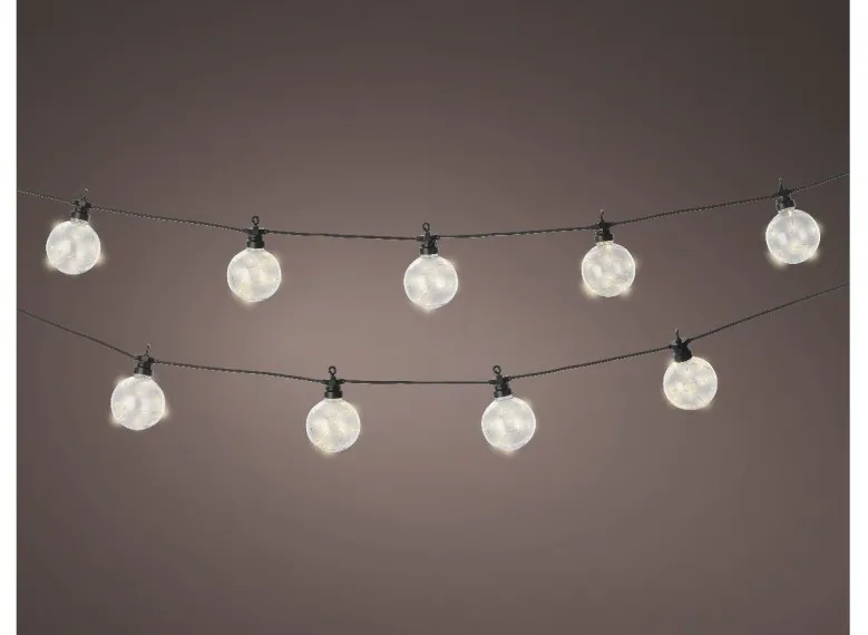 Guirlande lumineuse guinguette électrique LED 10 ampoules 2,70 m