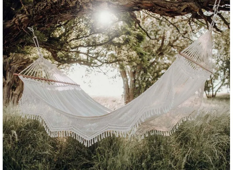 Hamac à baguettes 3 places Palacio en coton - Amazonas