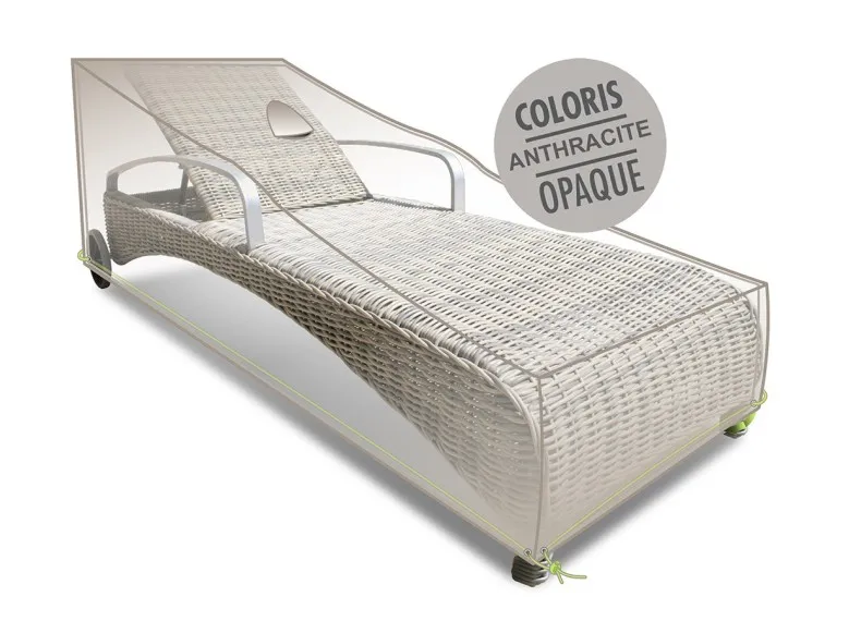 Housse de protection Cover Air pour bain de soleil/transat - 200 x 72 x 60/30 cm - Jardiline