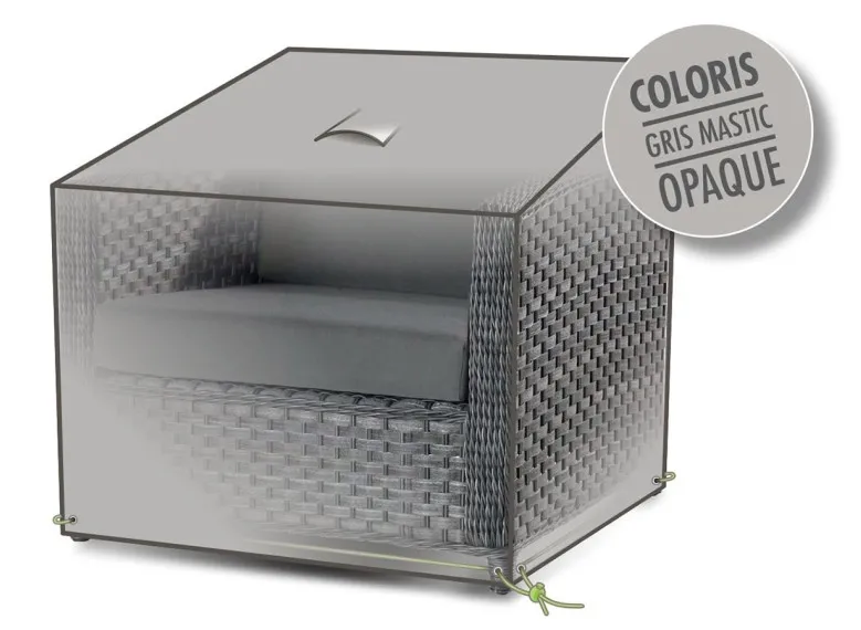 Housse de protection Cover Line pour fauteuil de jardin - 85 x 85 x 75 cm - Jardiline