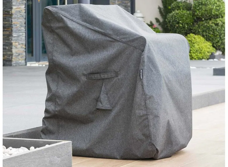 Housse pour chaises empilés Hambo gris - 70 x 70 x 120 cm - Hespéride