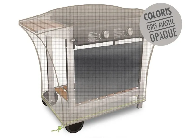 Housse pour chariot plancha Cover One - 110 x 60 x 60 cm - Jardiline