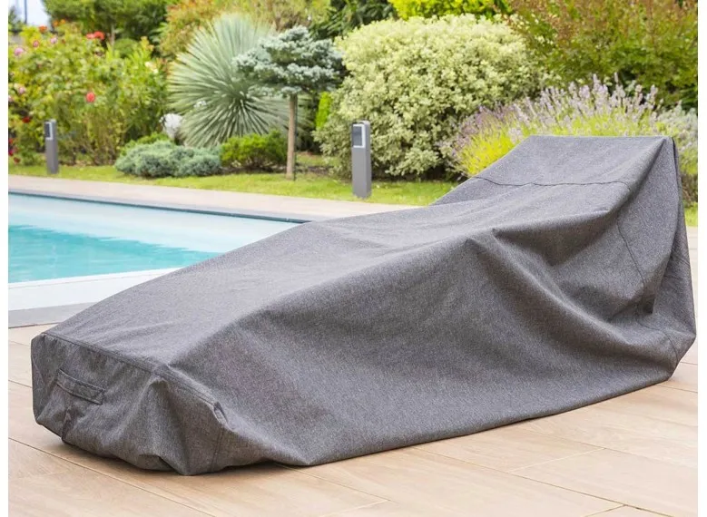 Housse pour transat double Hambo gris - 220 x 145 x 90 cm - Hespéride