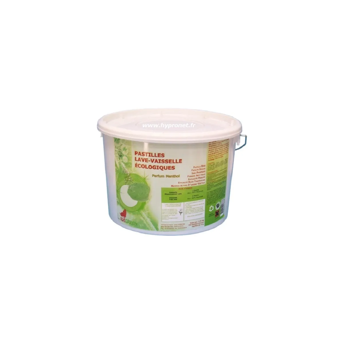 IDEGREEN Pastilles Lave Vaisselle ECOLABEL 2Kg250