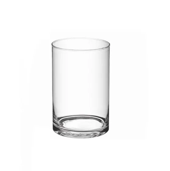 Vase cylindrique transparent Ale Import H 15 cm P 12 cm