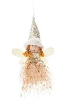 ARPIMEX Christmas Algioletto with Tree Skirt 17 cm Powder